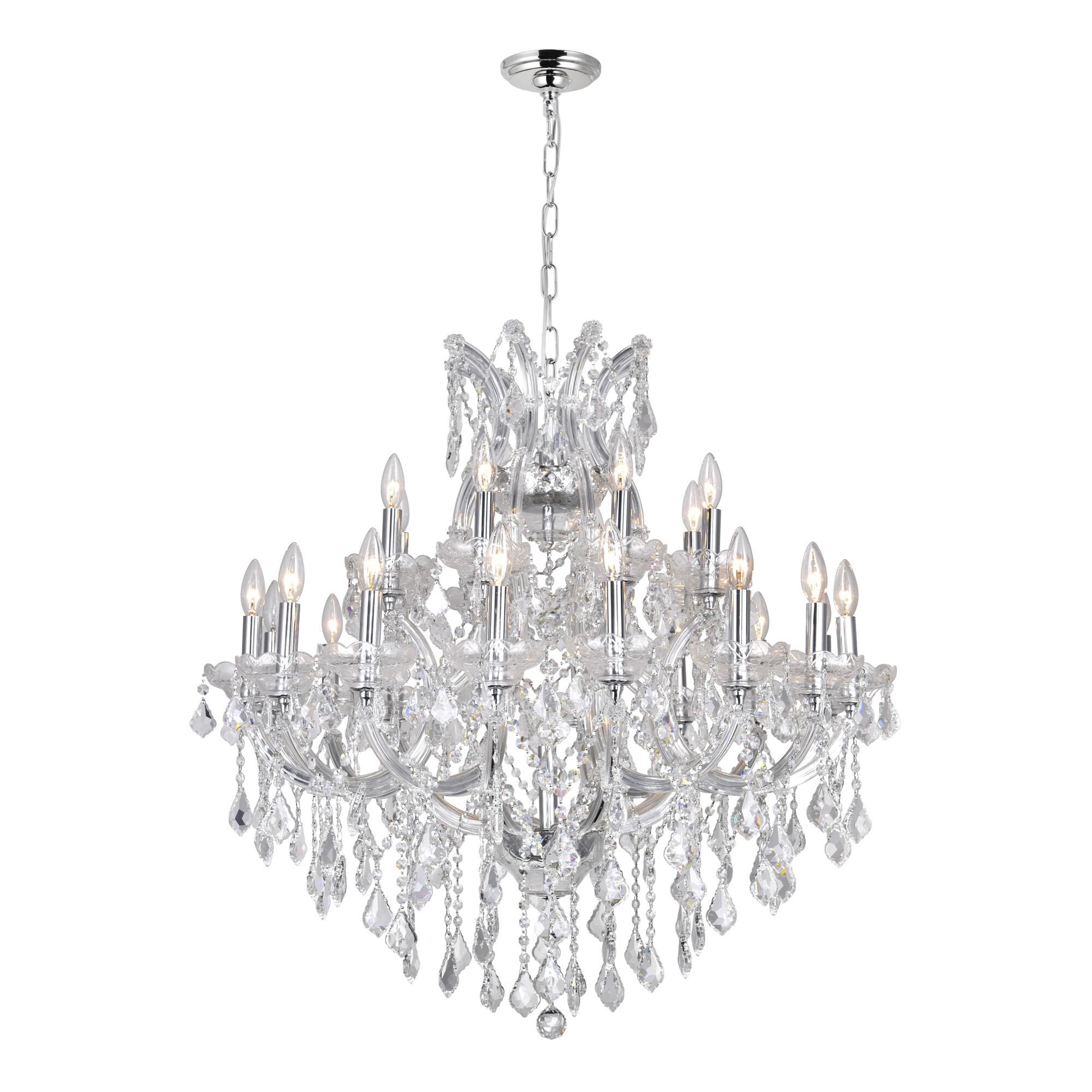 Maria Theresa 36 Inch 25 Light Chandelier by CWI Lighting