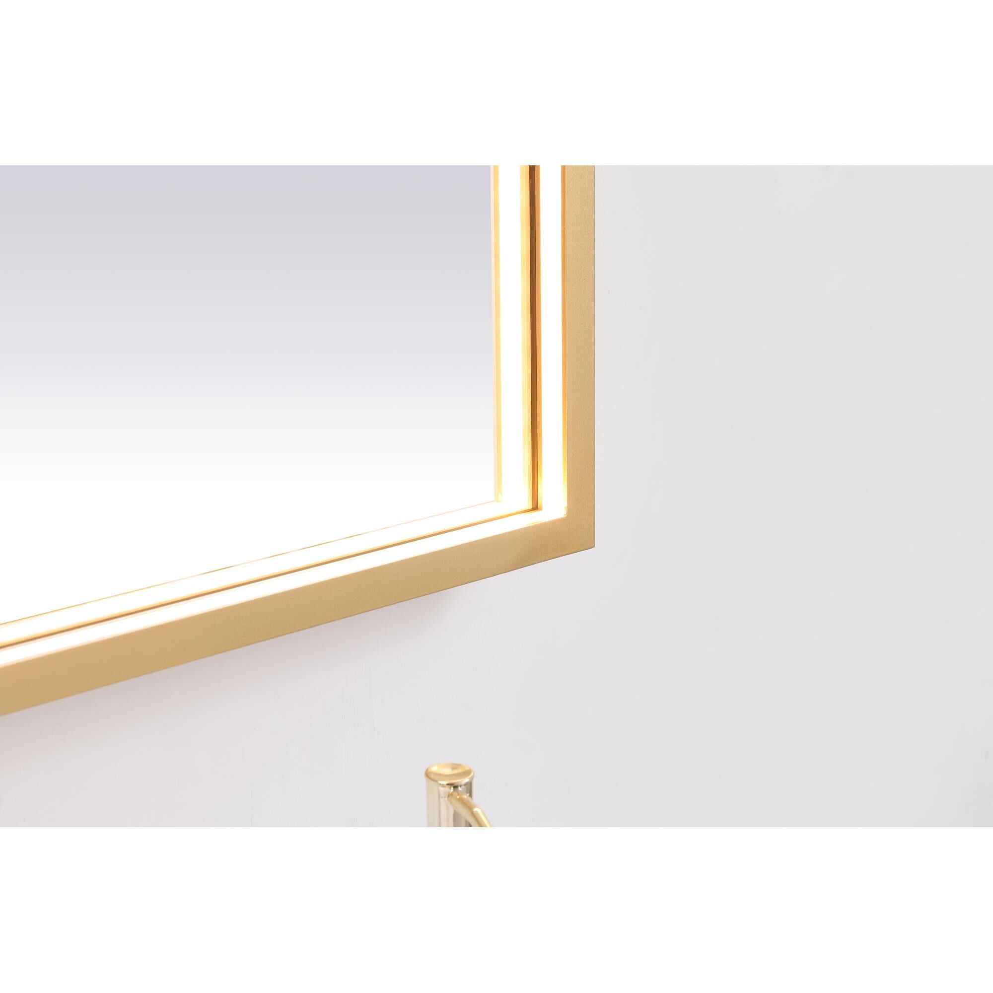 Pier LED Lighted Mirror by Elegant Decor