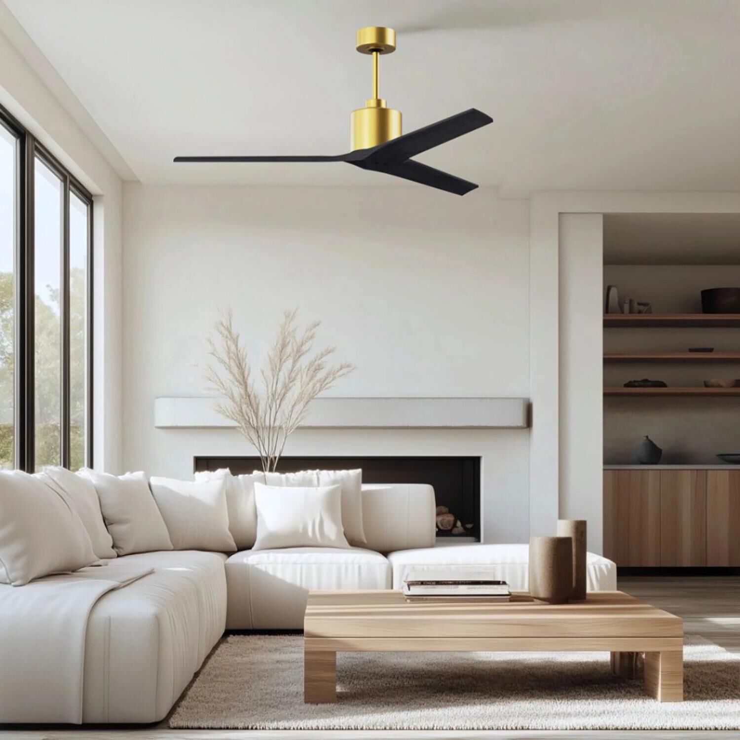 Shown in Brushed Brass finish