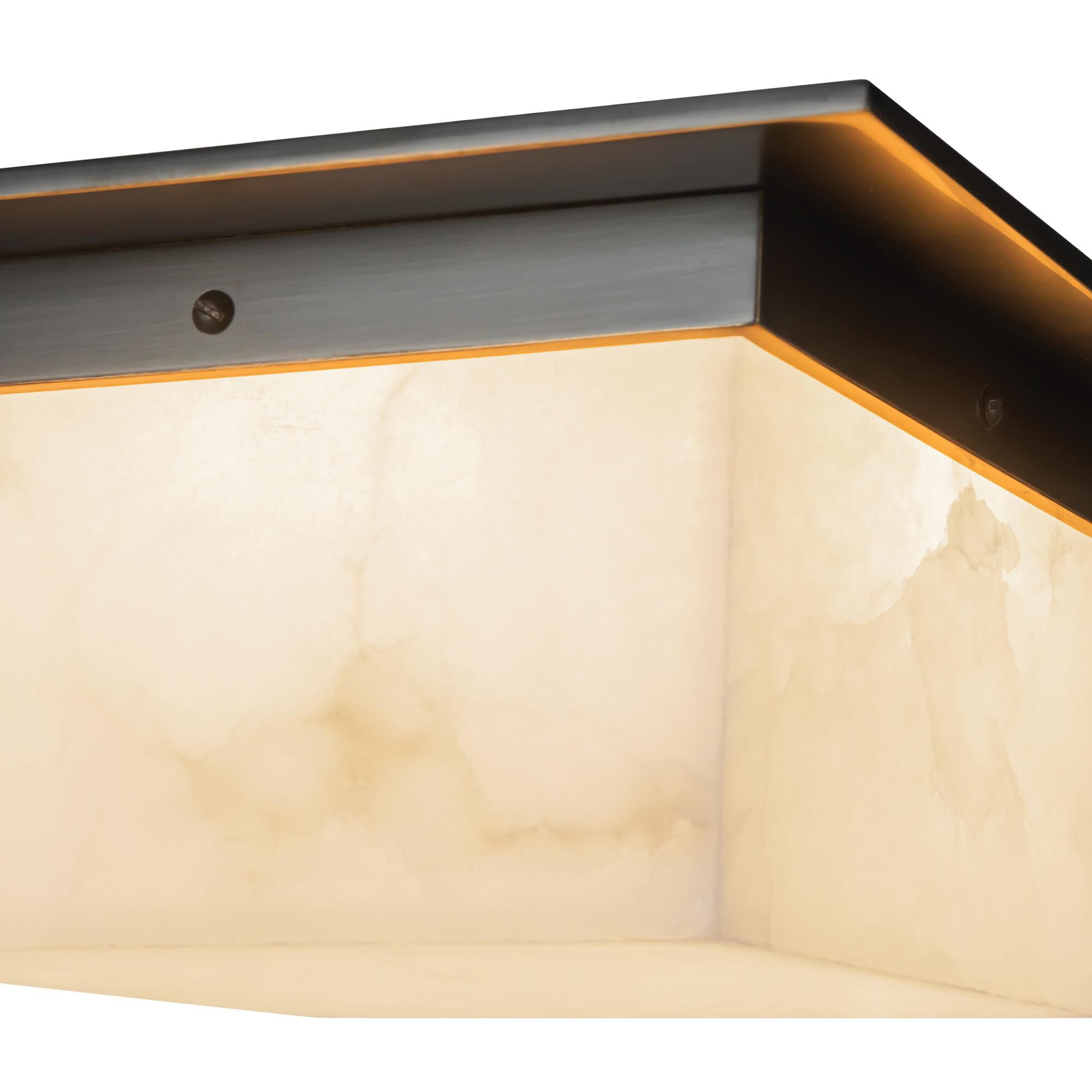 Shown in Urban Bronze finish and Alabaster glass