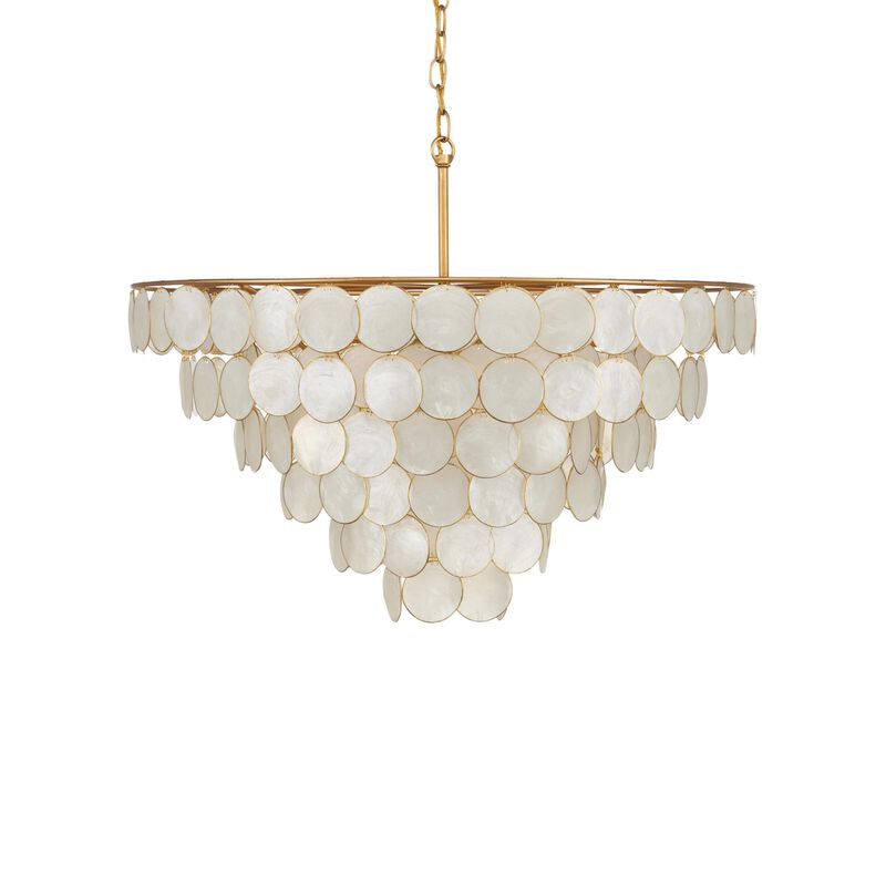 Bon Vivant 30 Inch 5 Light Semi Flush Mount by Currey & Company