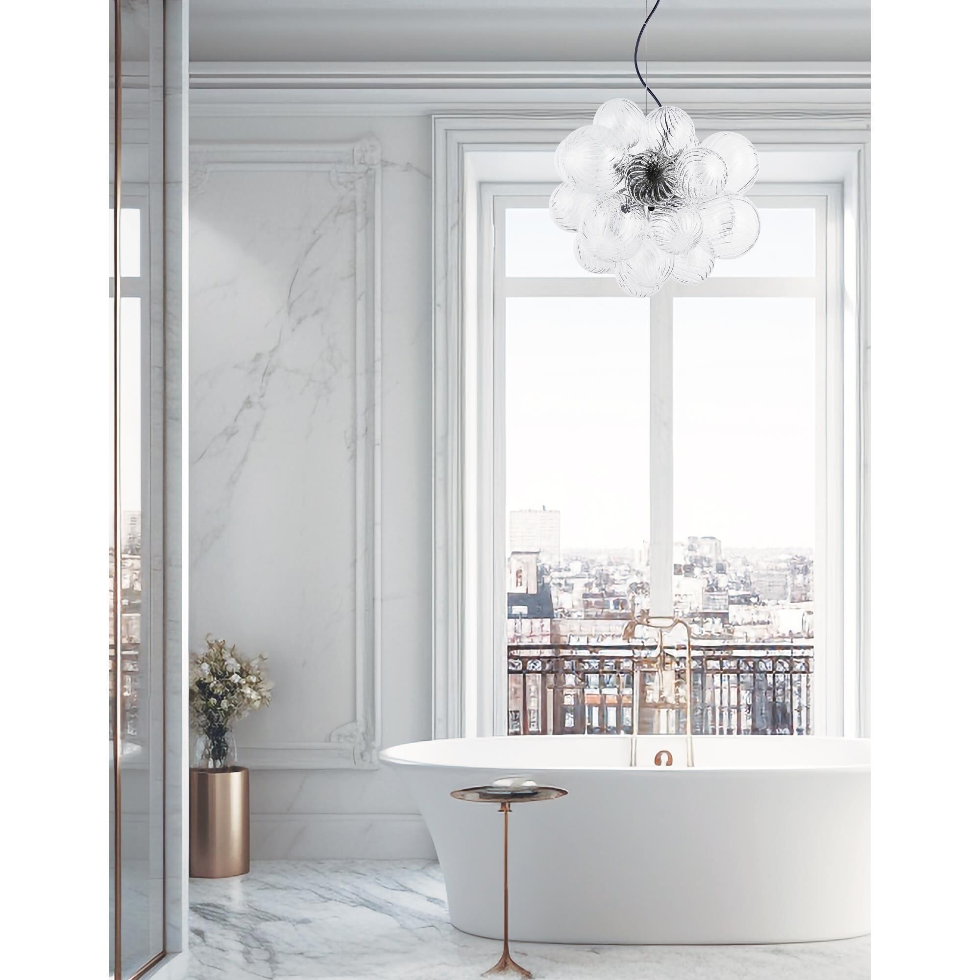 Charlize 20 Inch Large Pendant by Dainolite