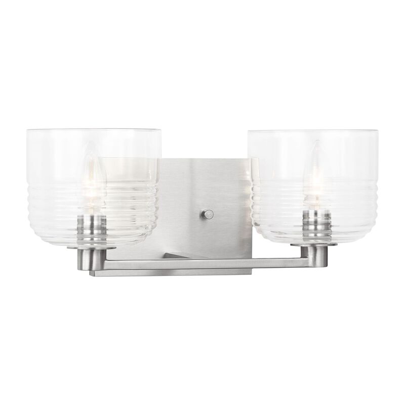 Drew & Jonathan Lochdale 15 Inch 2 Light Bath Vanity Light by Visual Comfort Studio