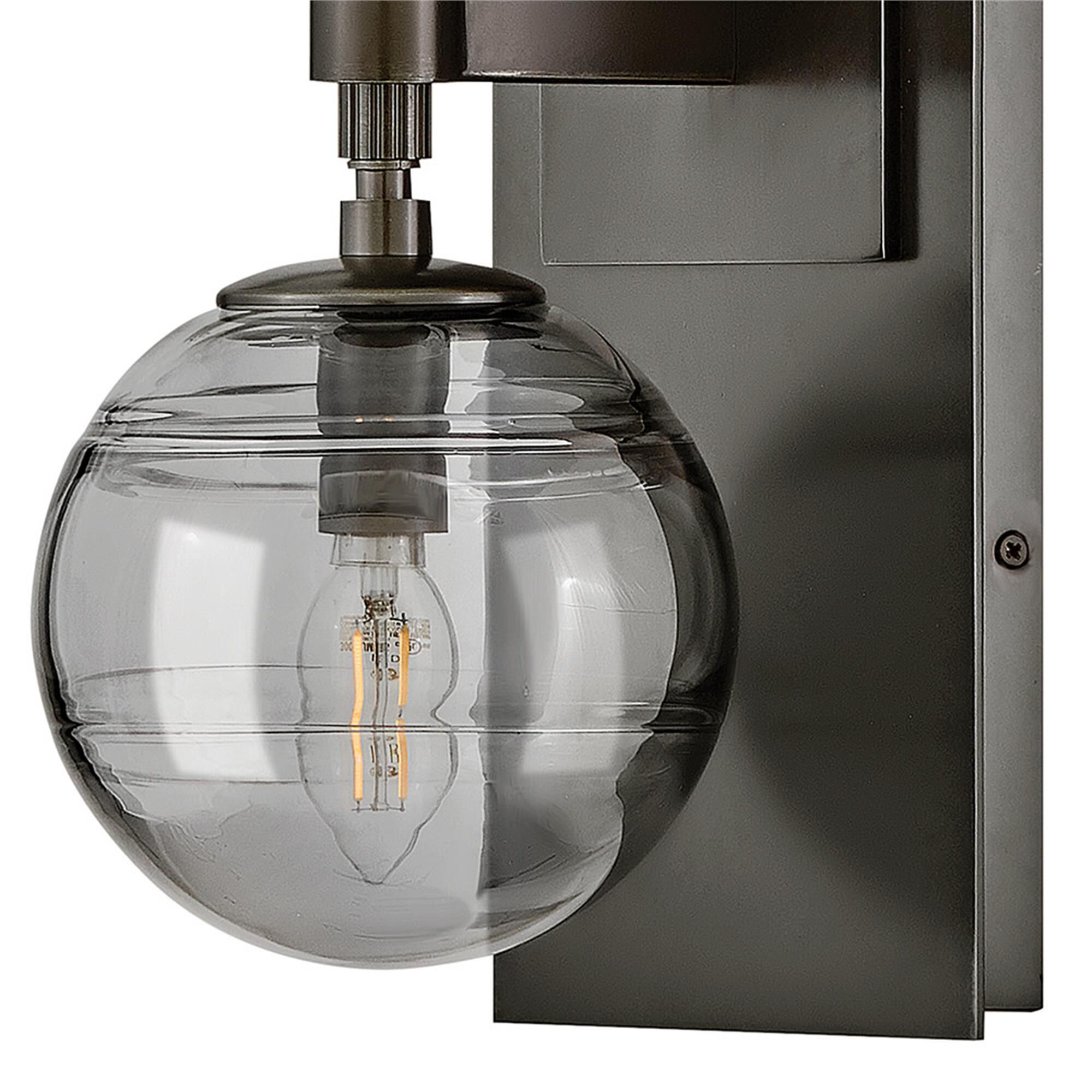 Shown in Black Oxide finish and Multi-Colored Swirl glass