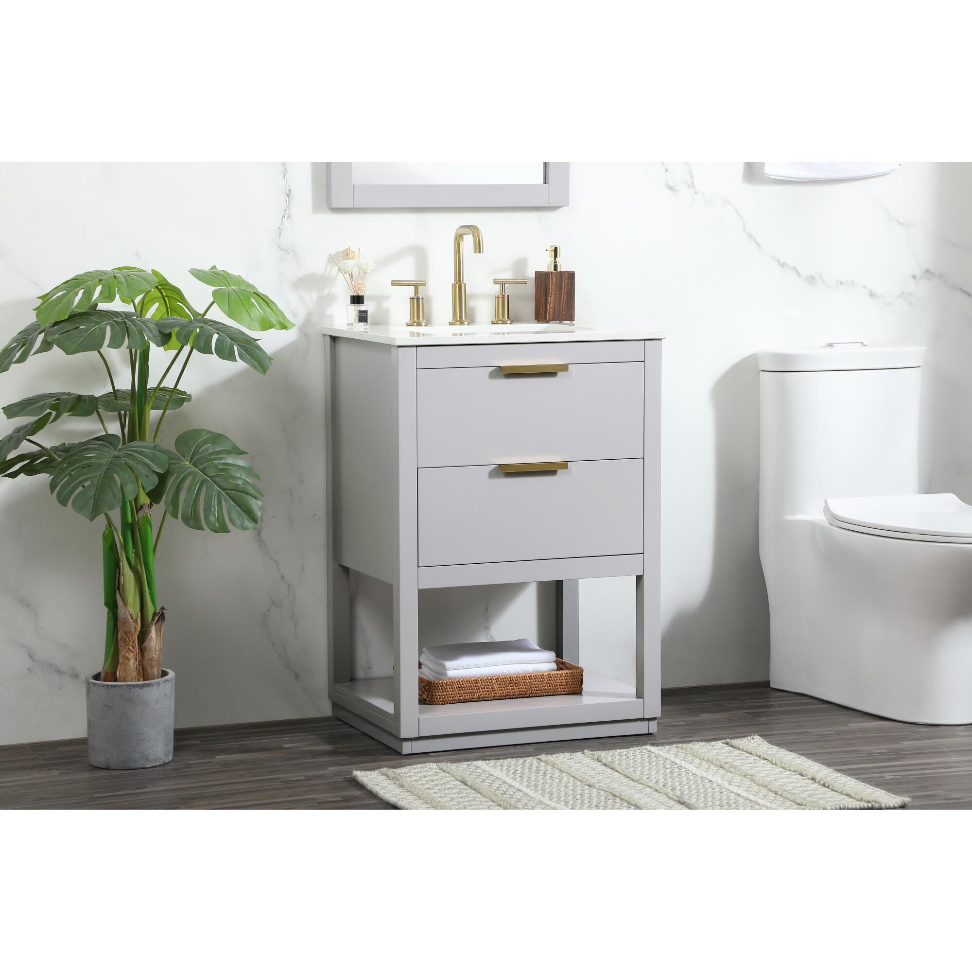 Larkin 24 Inch Bath Vanity by Elegant Decor