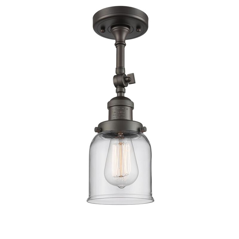 Bruno Marashlian Small Bell 5 Inch 1 Light Semi Flush Mount by Innovations Lighting
