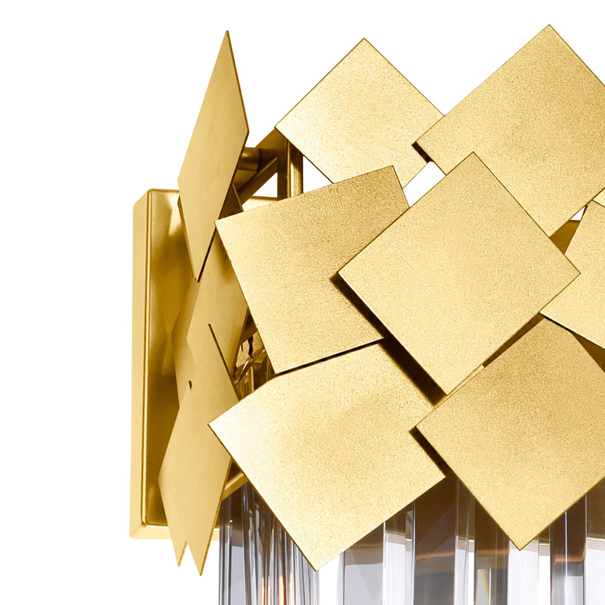 Shown in Medallion Gold finish and K9 Clear crystal