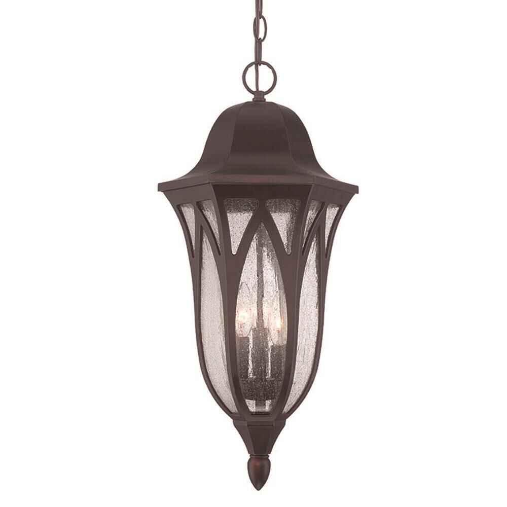 Milano 23 Inch Tall 3 Light Outdoor Hanging Lantern by Acclaim Lighting