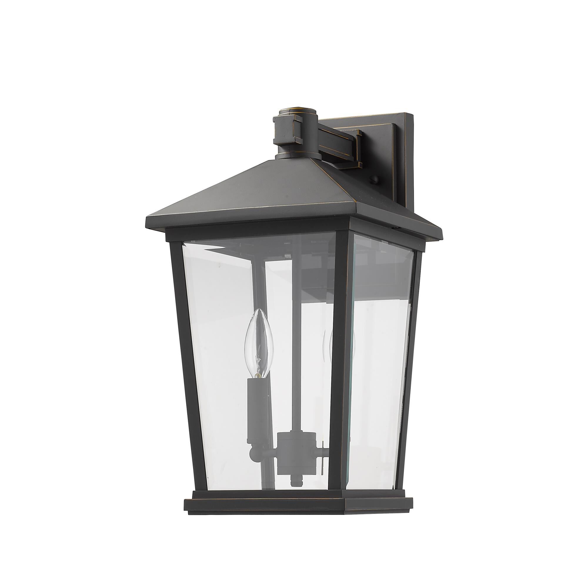 Beacon 17 Inch Tall 2 Light Outdoor Wall Light by Z-Lite
