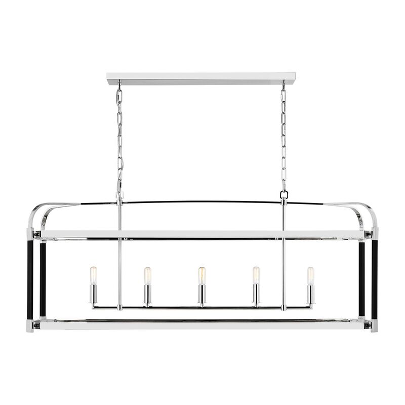 Lauren Ralph Lauren Hadley 49 Inch 5 Light Linear Suspension Light by Visual Comfort Studio Collection