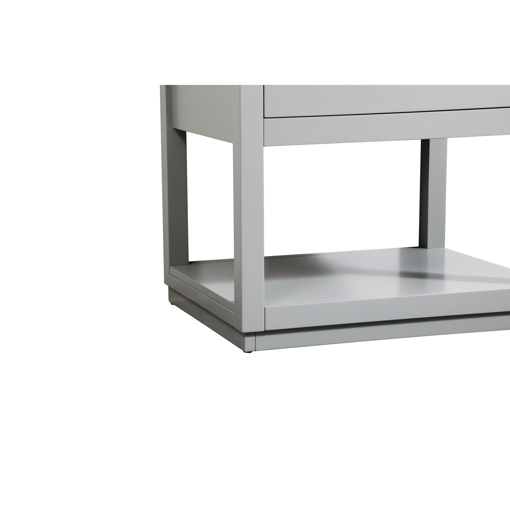 Shown in Grey finish