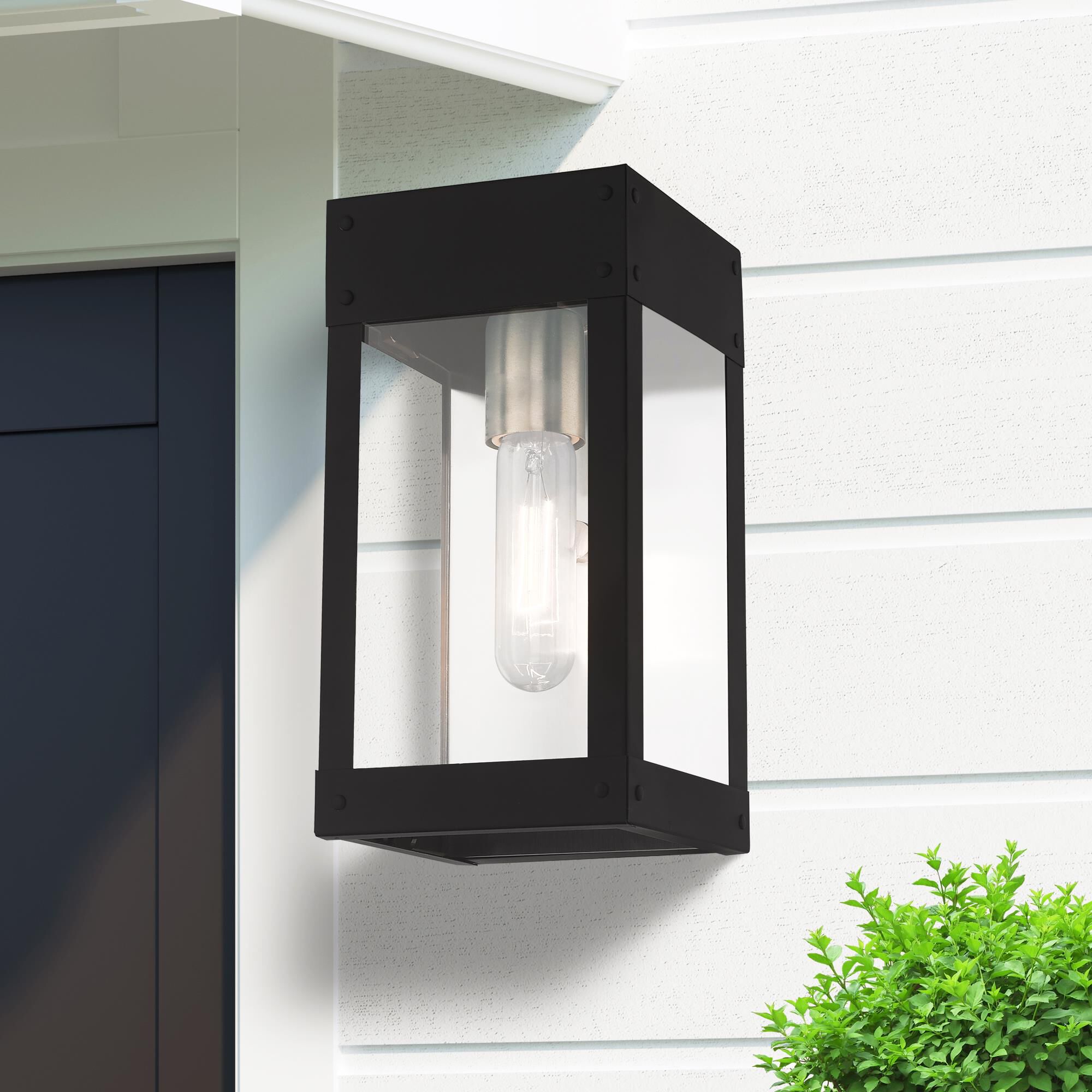 Livex Lighting Barrett 9 Inch Tall Outdoor Wall Light