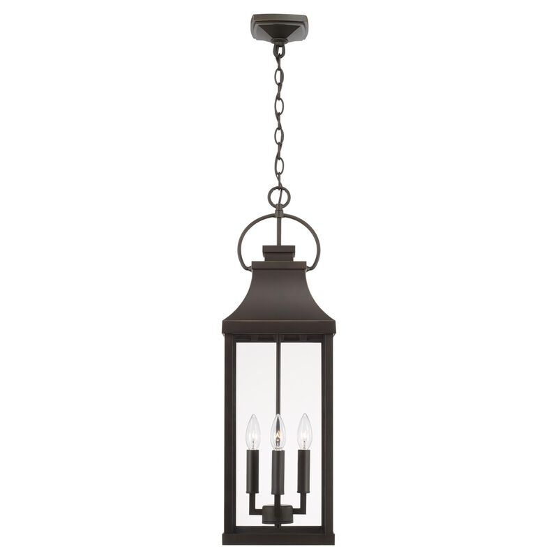 Bradford 29 Inch Tall 4 Light Outdoor Hanging Lantern by Capital Lighting Fixture Company