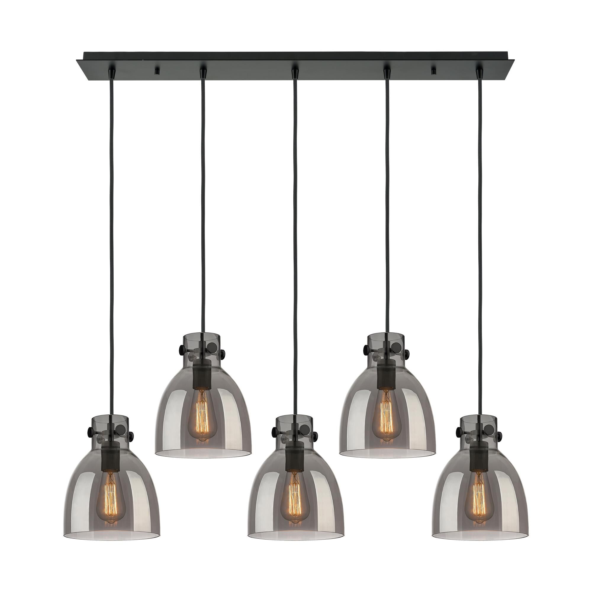 Bruno Marashlian Newton Bell 39 Inch 5 Light Linear Suspension Light by Innovations Lighting