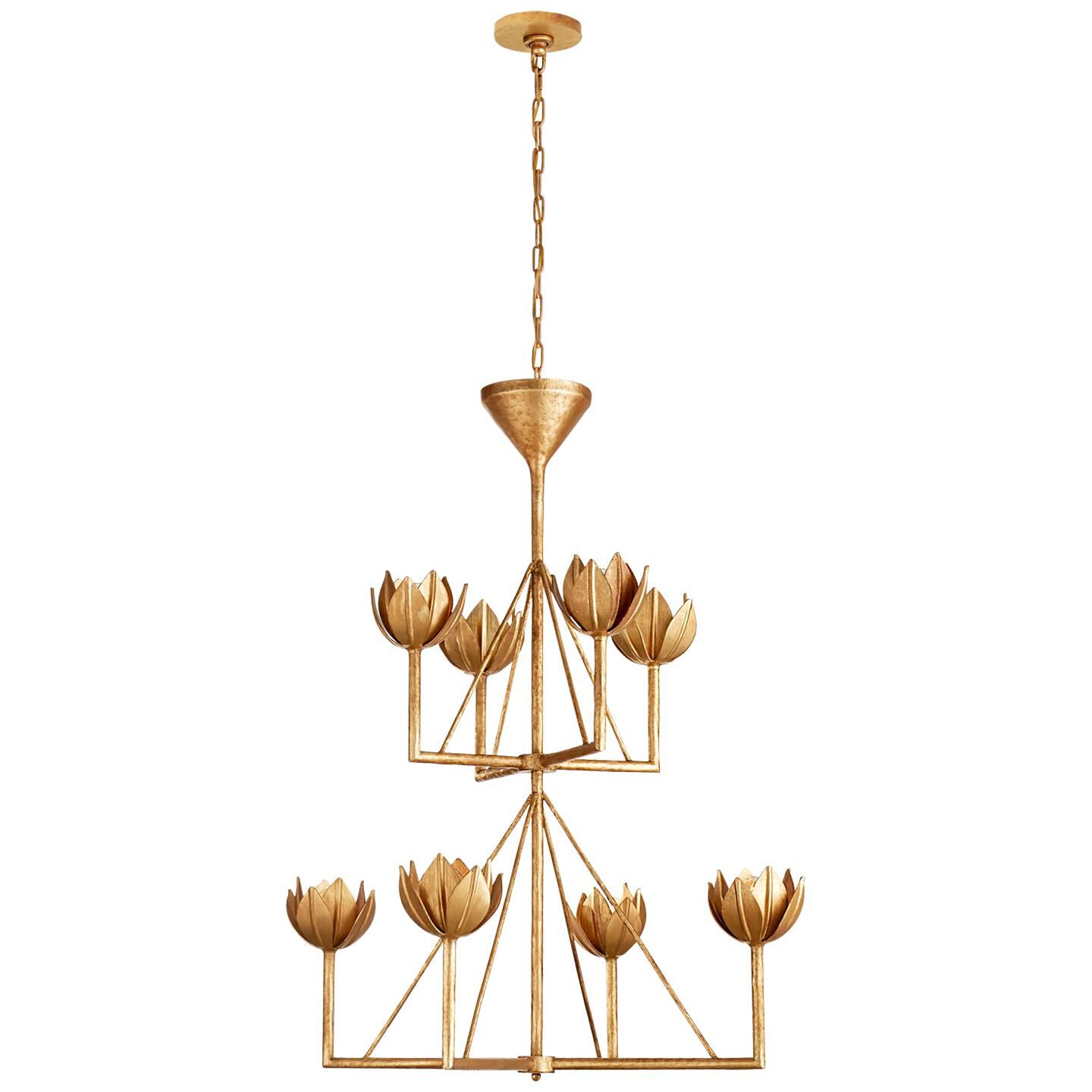 Julie Neill Alberto 35 Inch 8 Light Chandelier by Visual Comfort Signature Collection
