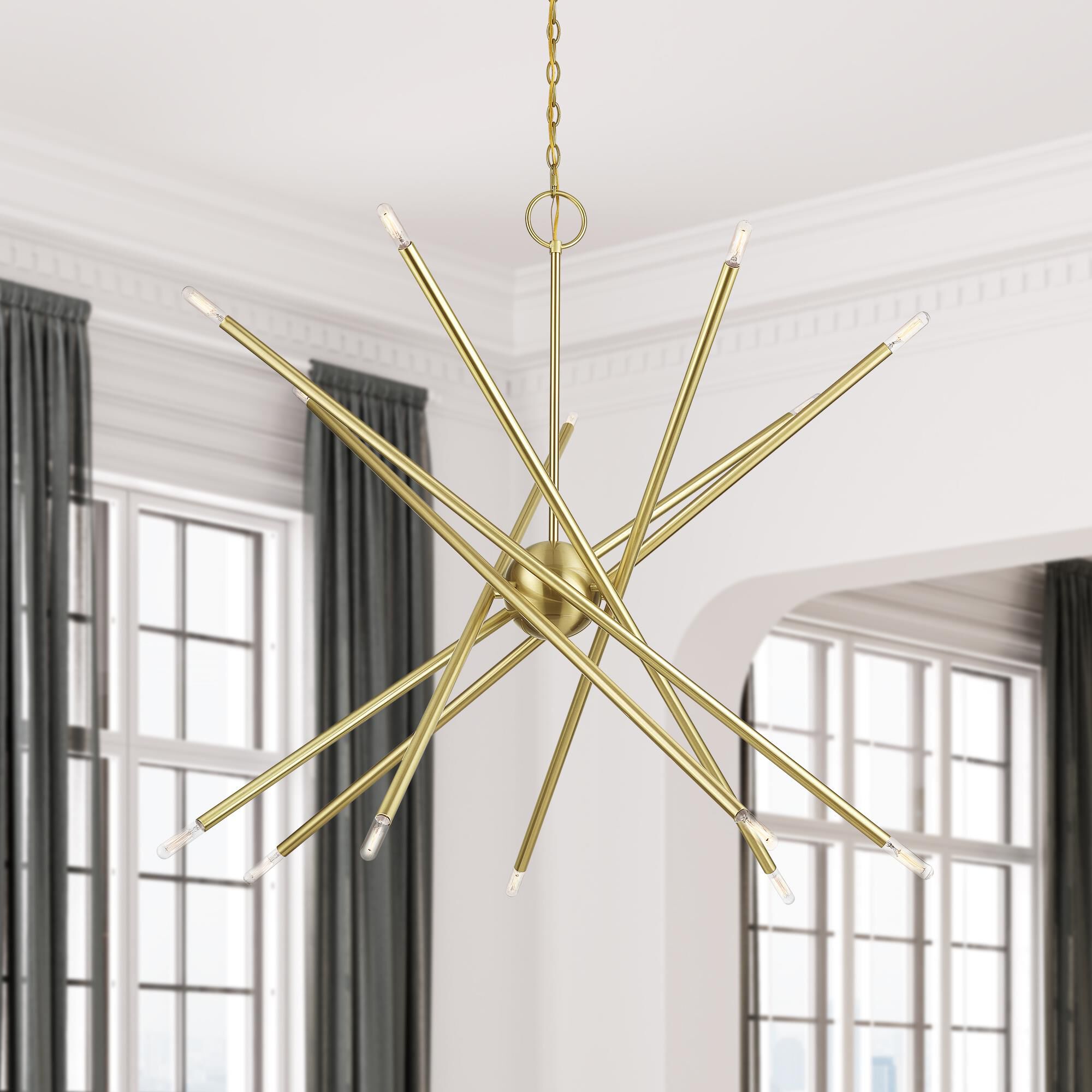Soho 40 Inch Chandelier by Livex Lighting