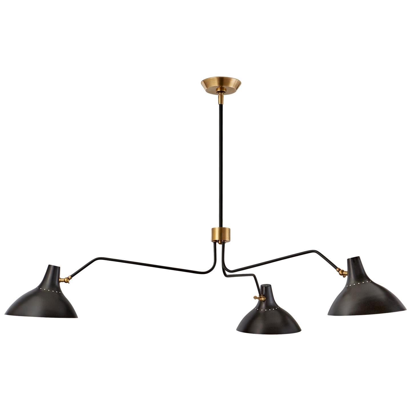 AERIN Charlton 55 Inch 3 Light Chandelier by Visual Comfort Signature Collection