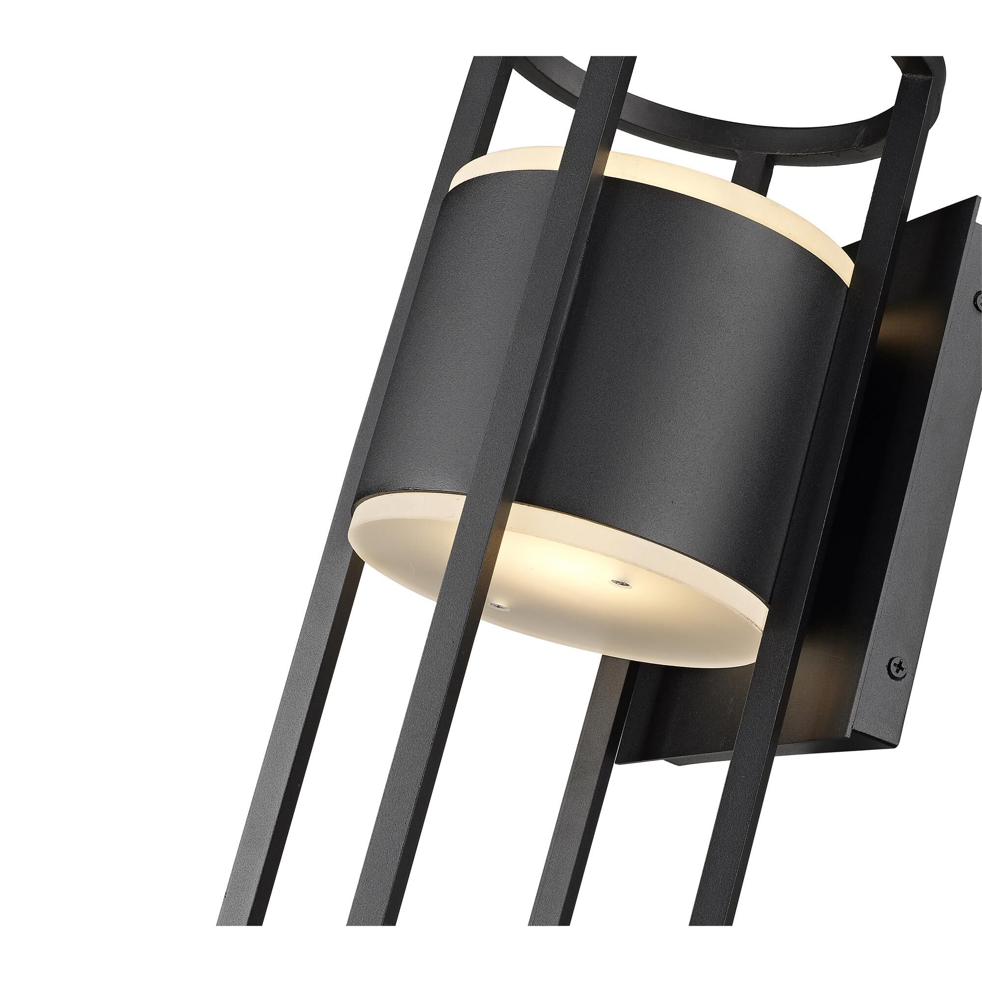 Shown in Black finish and Etched glass