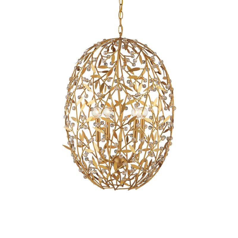 Secret Garden 21 Inch Mini Chandelier by Currey and Company