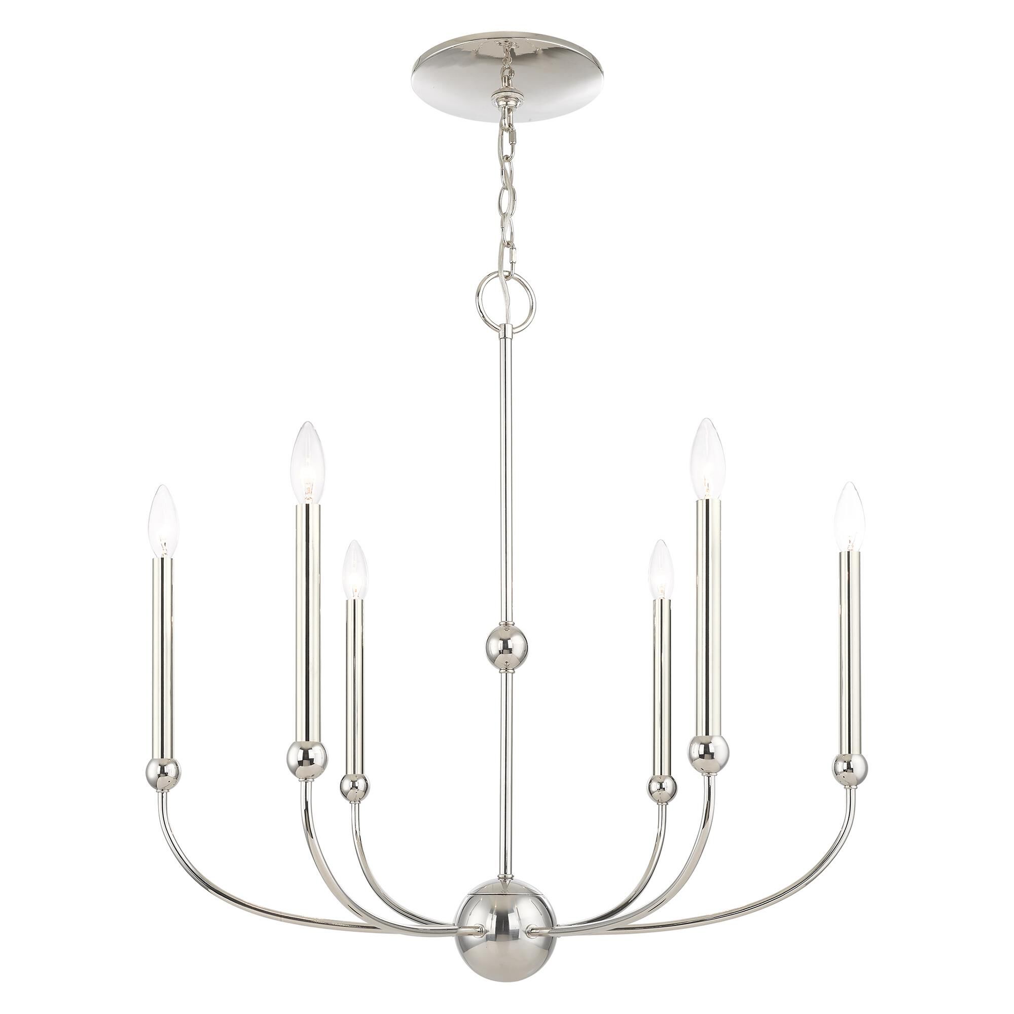 Cortlandt 6 Light Chandelier by Livex Lighting