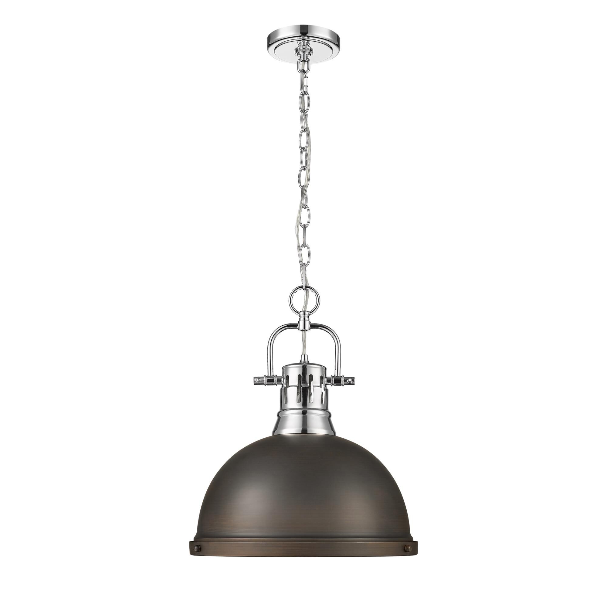 Duncan 14 Inch Large Pendant by Golden Lighting