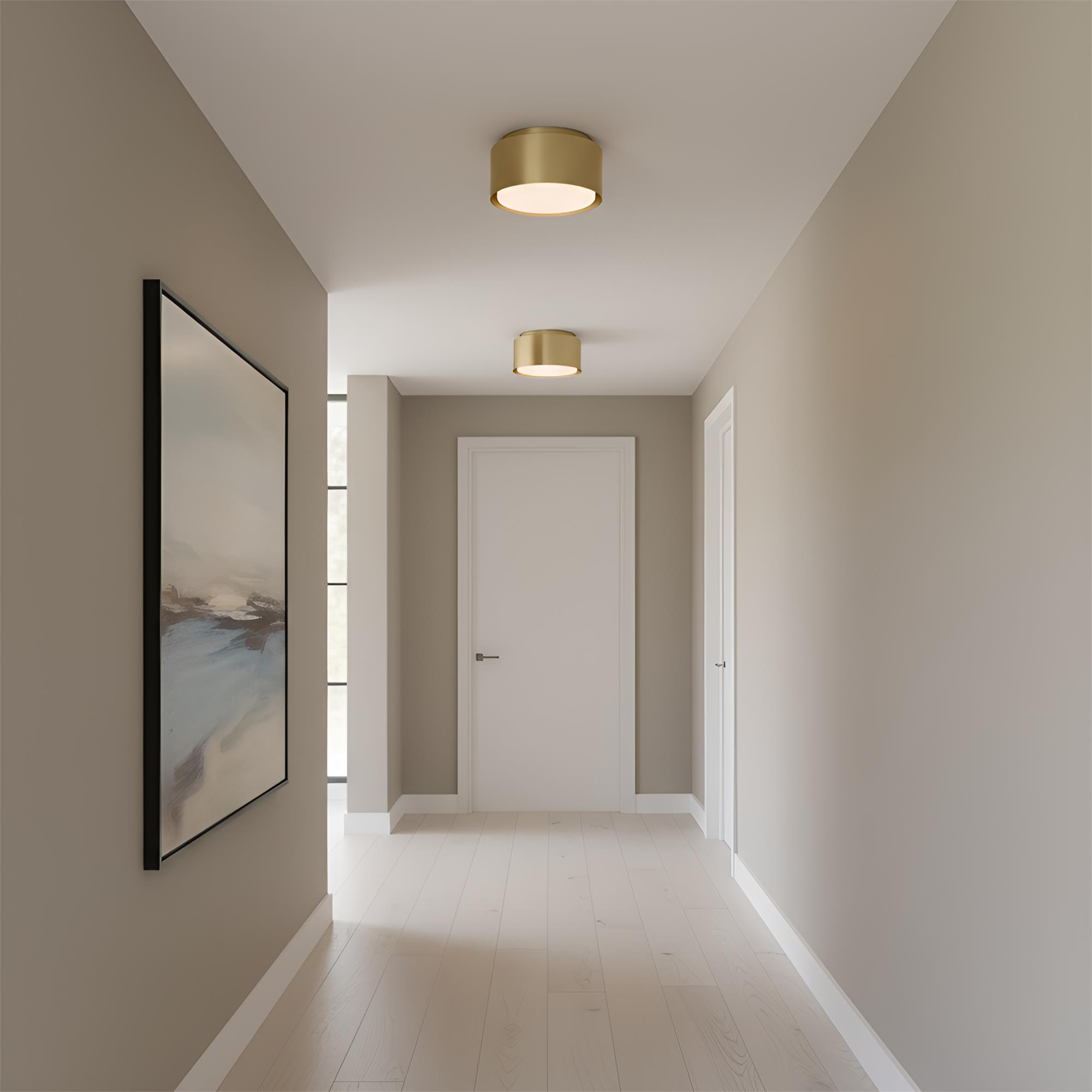 Drew & Jonathan Dartmore 10 Inch Flush Mount,