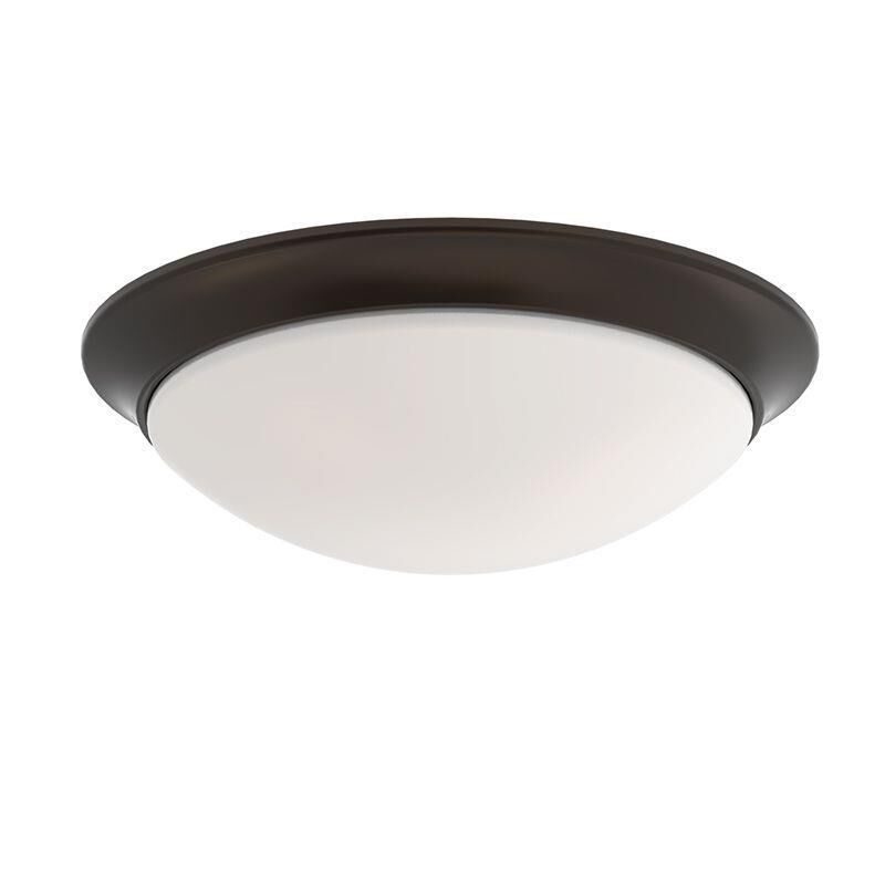 Shown in Oil-Rubbed Bronze finish and Optics White Translucent Acrylic Lens glass
