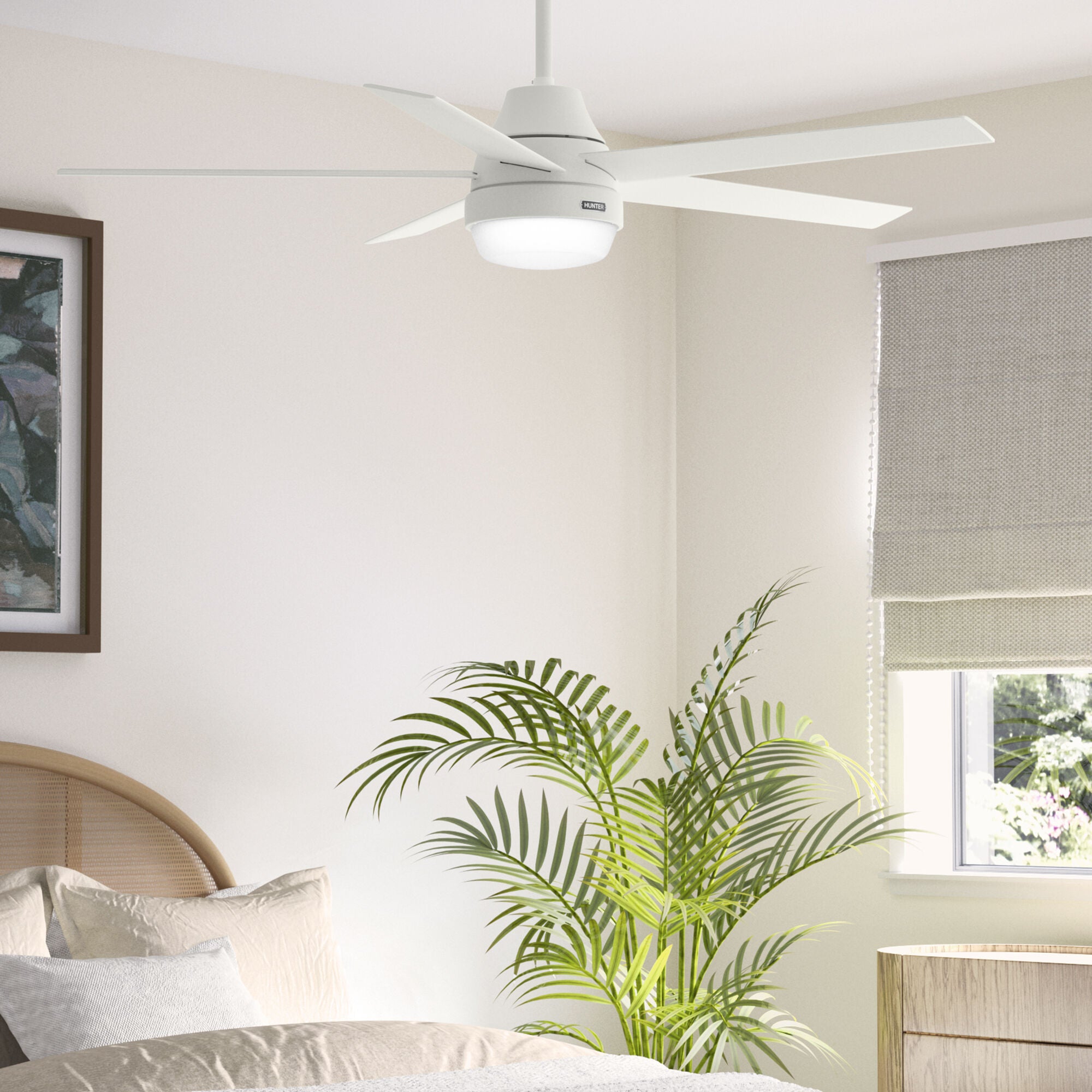 Aerodyne 60 Inch Ceiling Fan with Light Kit,