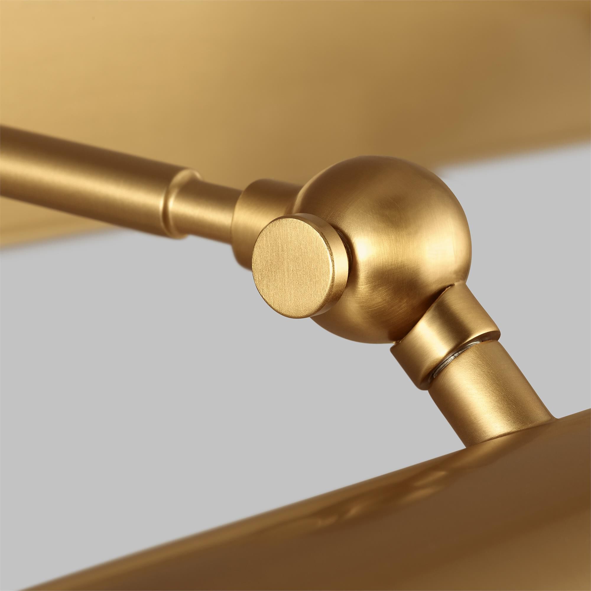 Shown in Burnished Brass finish and Burnished Brass Steel shade
