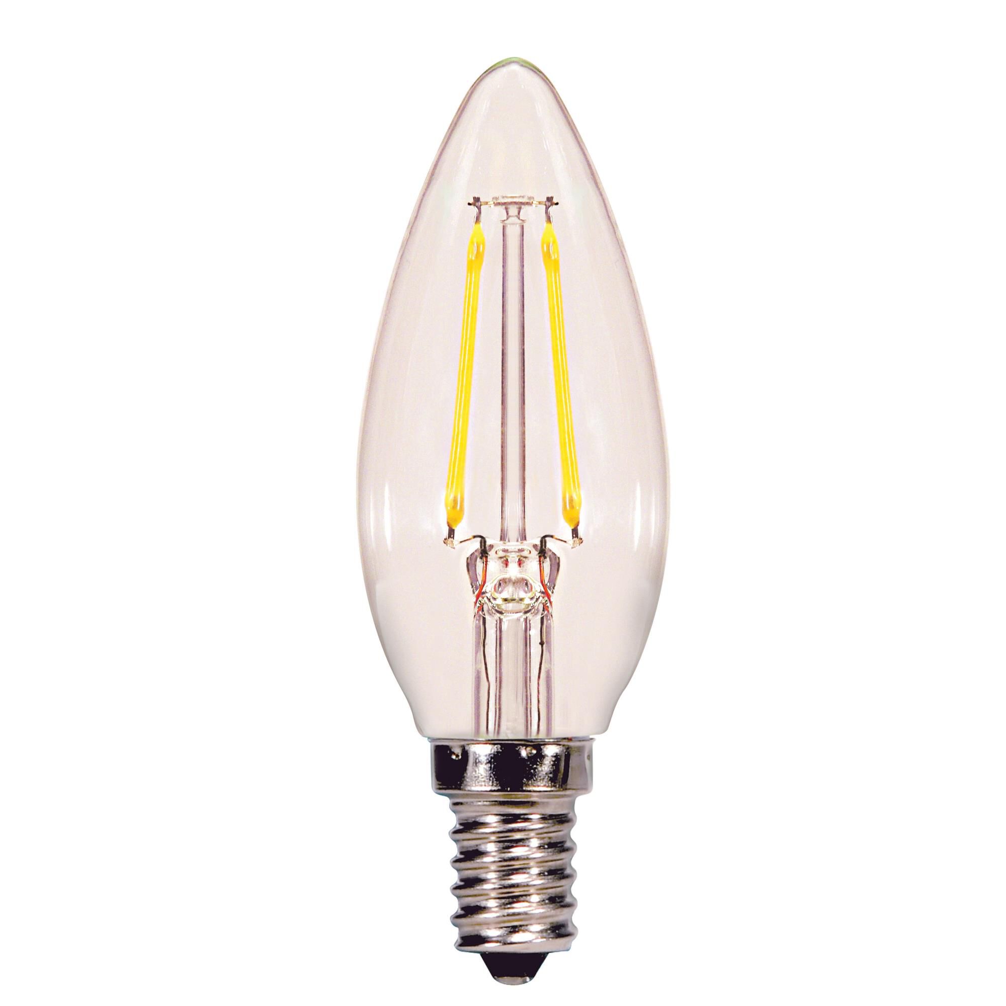 Dimmable 2.5 Watt 2700K B11 LED Light Bulb,