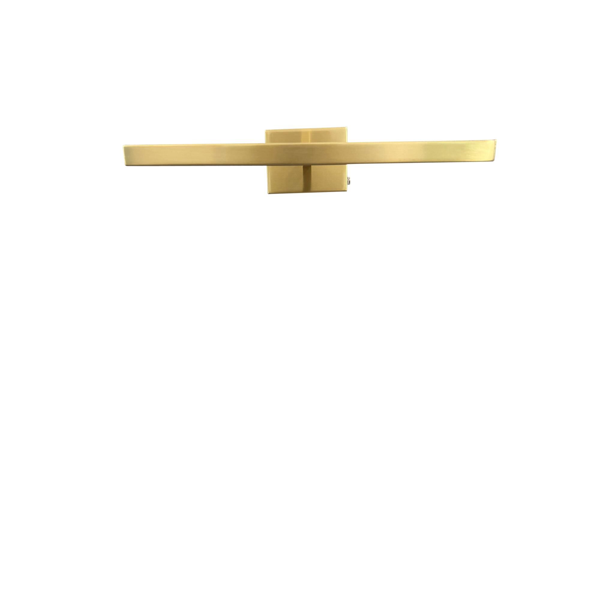 Shown in Satin Brass finish and Metal shade