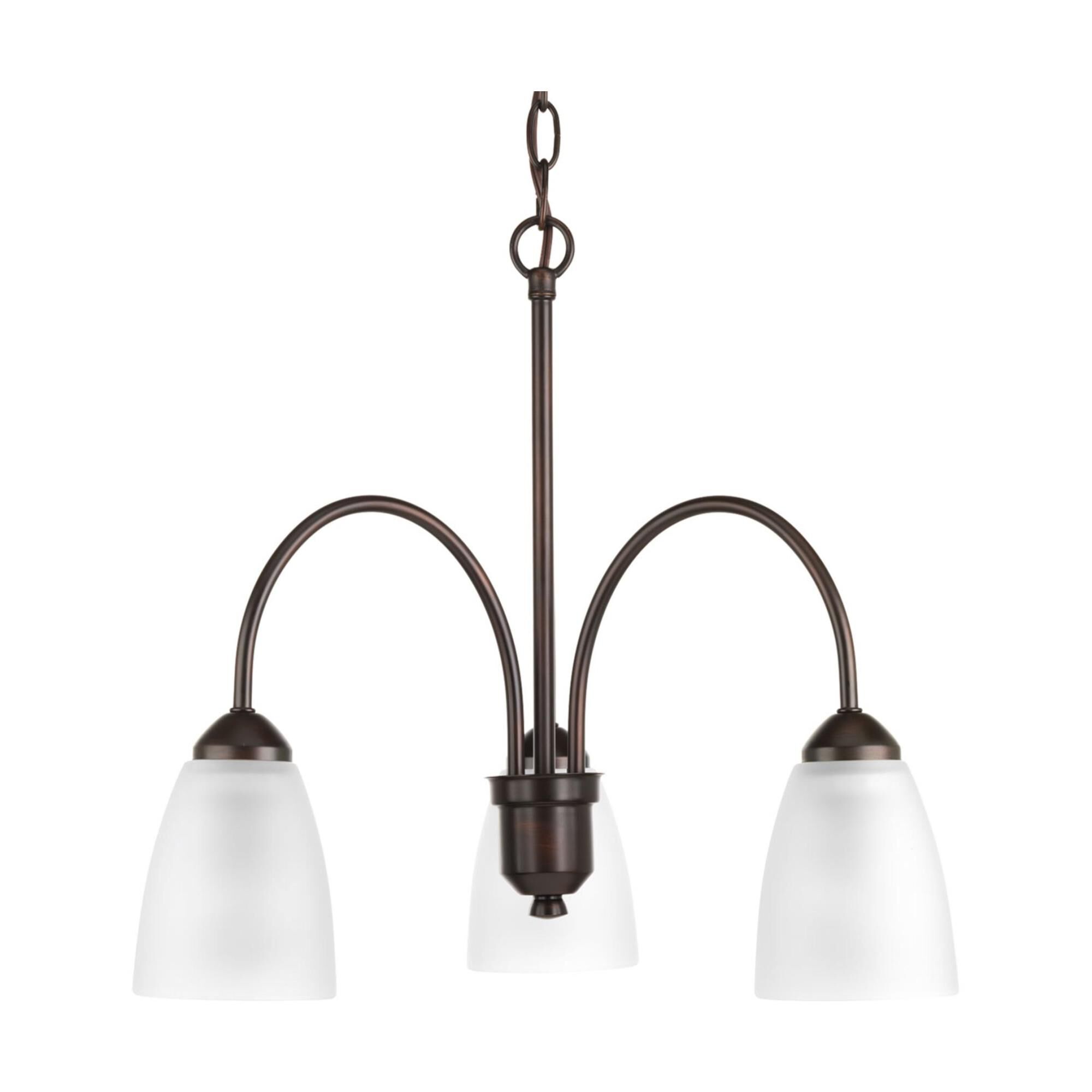 Shown in Antique Bronze finish and Etched glass