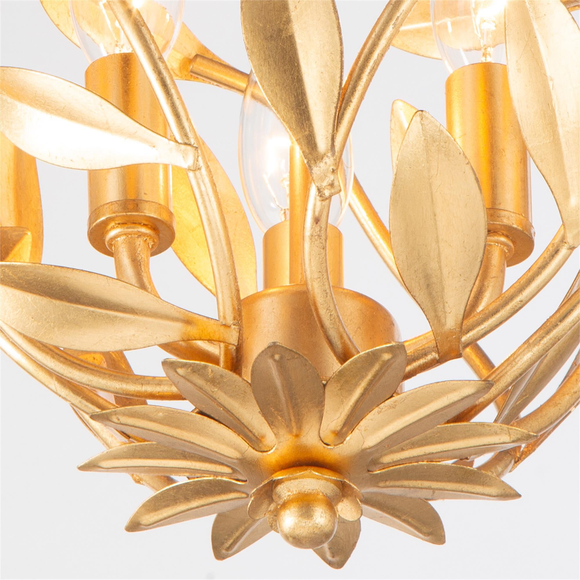 Shown in Antique Gold finish