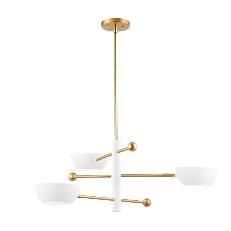 34 Inch Chandelier by Meridian Lighting