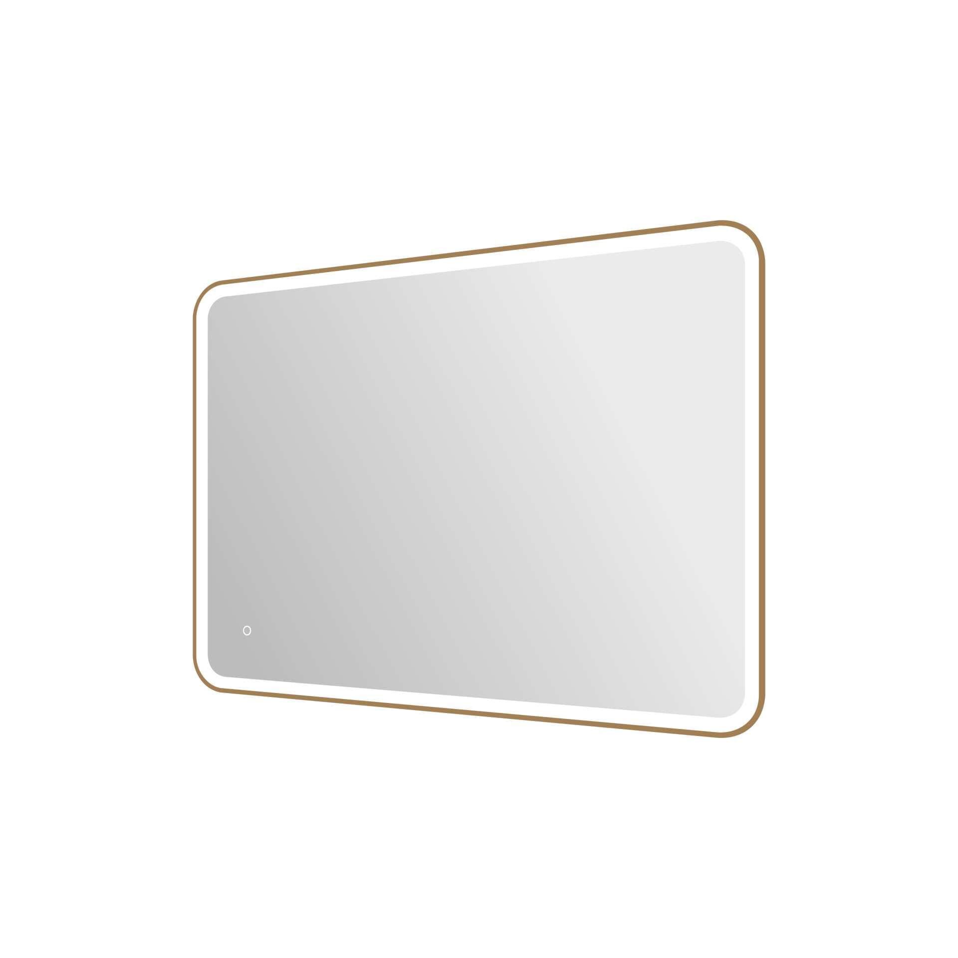 Harmoni 48 Inch Round LED Lighted Mirror by Elegant Decor