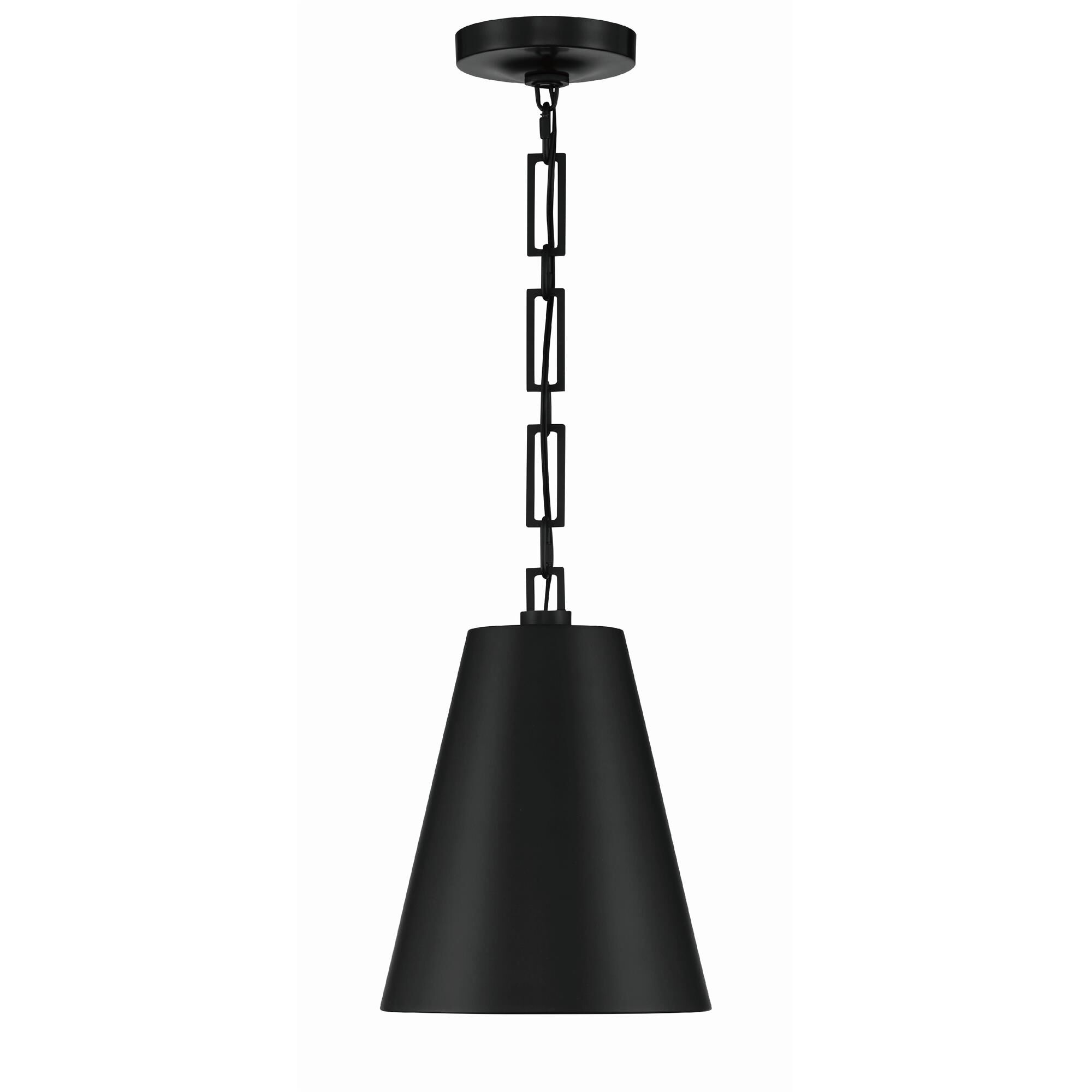 Shown in Matte Black + Antique Gold finish and Iron glass and Black shade