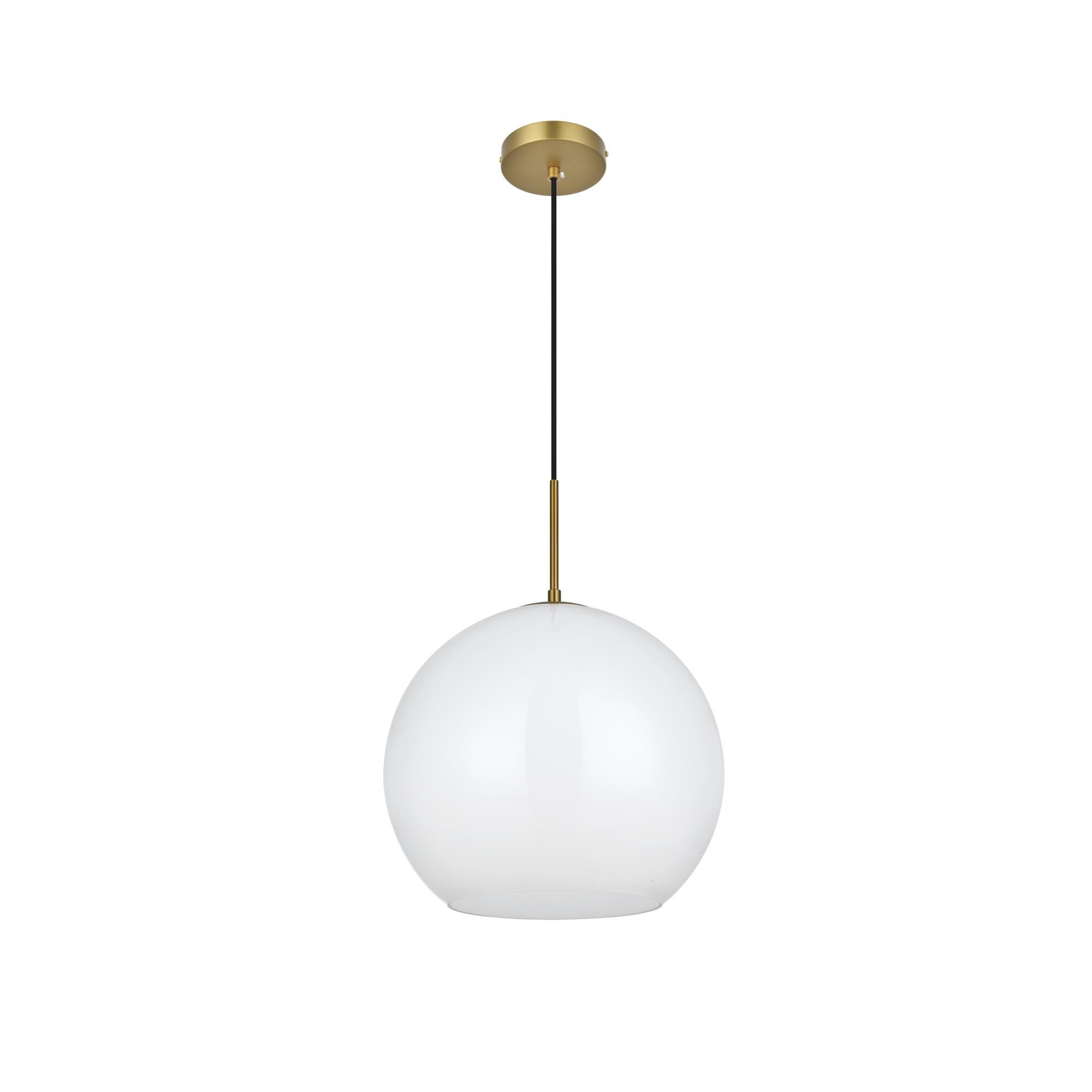 Baxter 14 Inch Large Pendant by Elegant Lighting