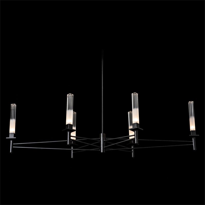 Truss Medium Linear Chandelier by Hubbardton Forge