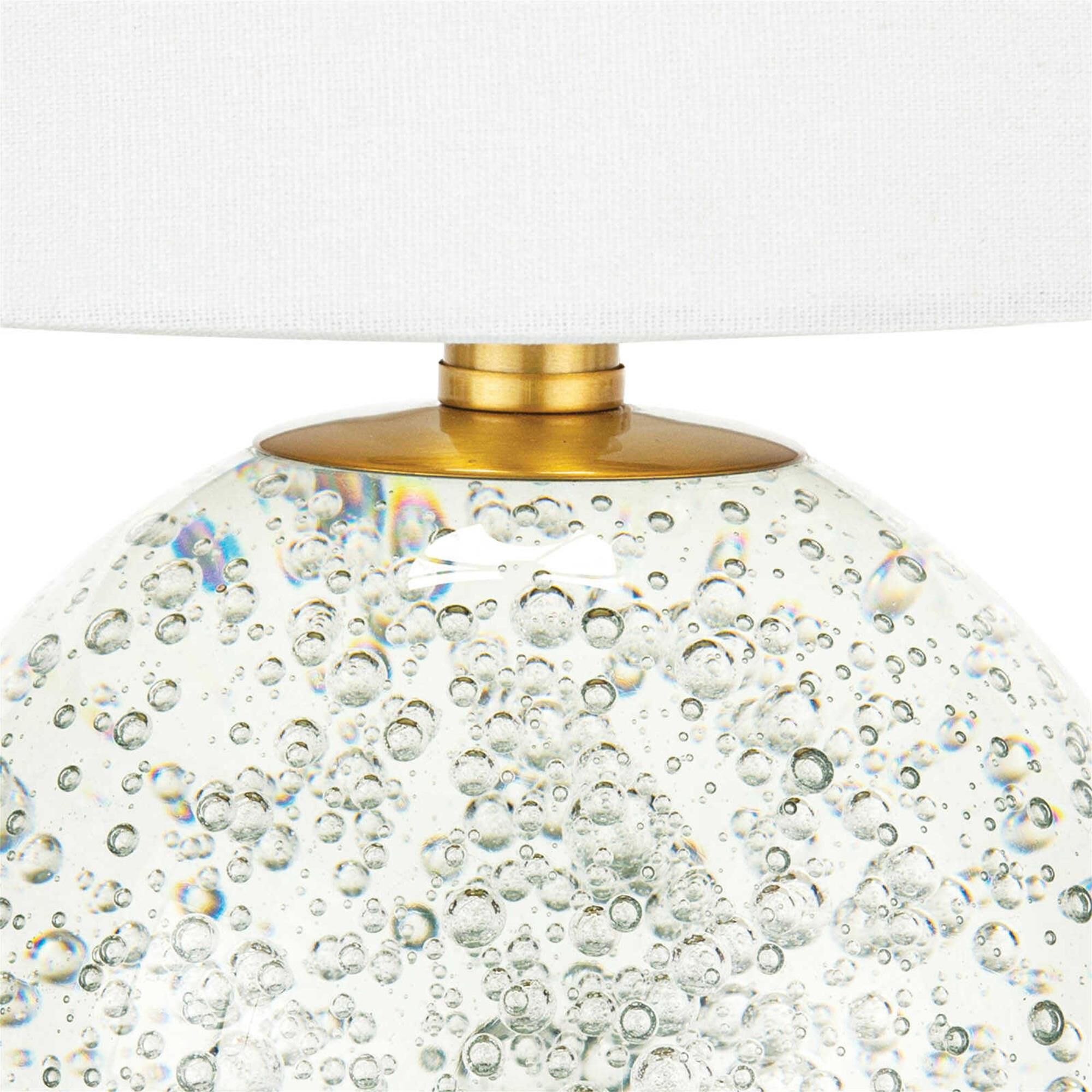 Shown in Clear finish and Linen shade