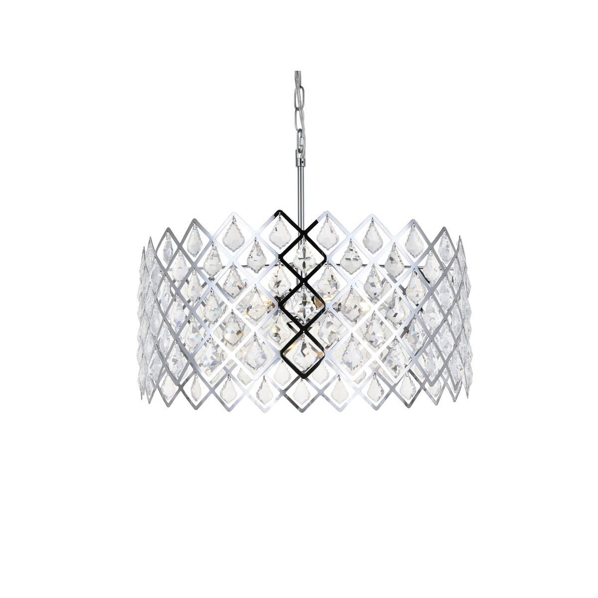 Shown in Chrome finish and Royal Cut Clear crystal