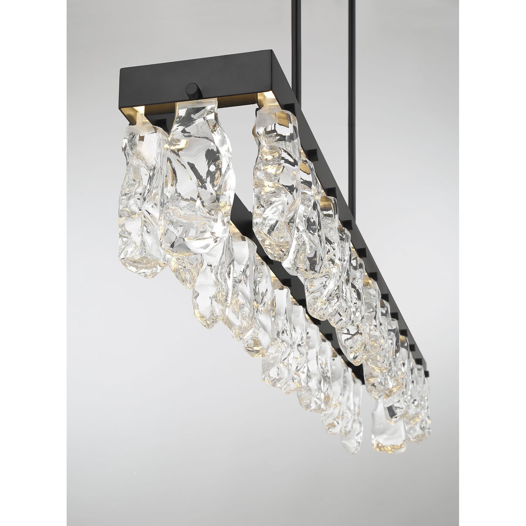 Artic Glacier Linear Suspension Light by Kovacs