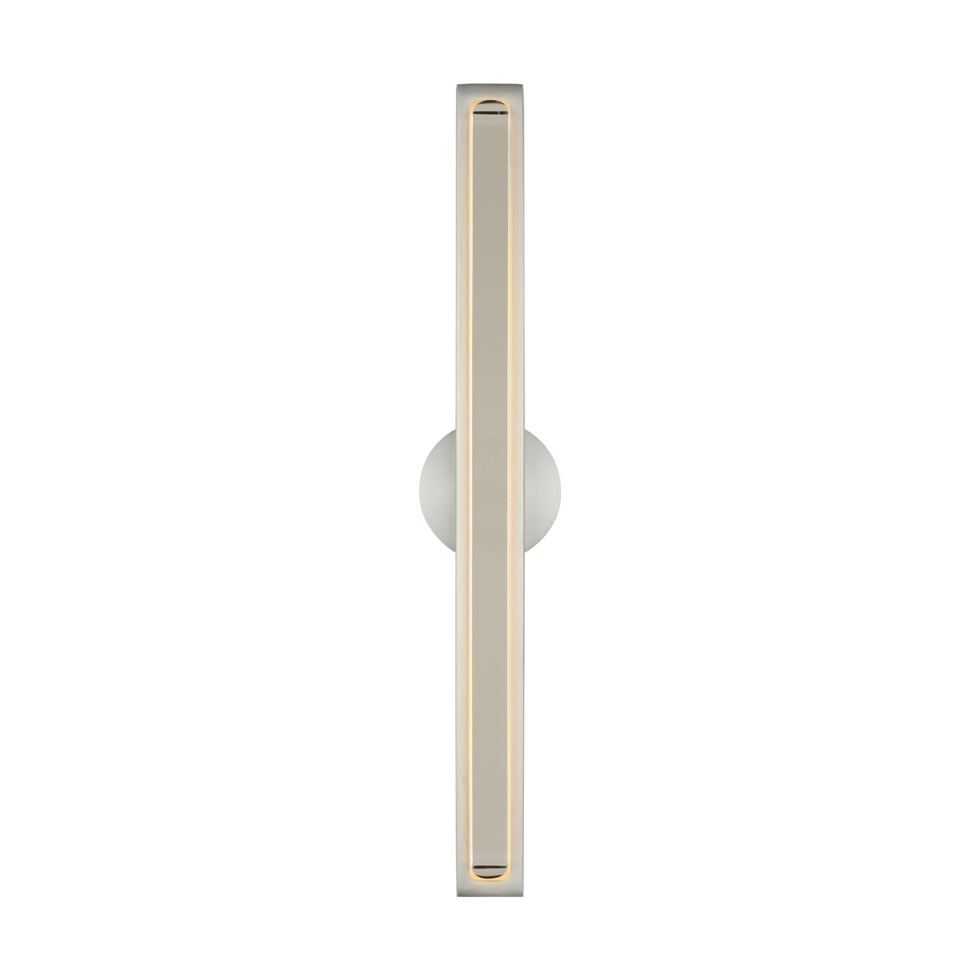 Shown in Satin Nickel finish and Clear Crystal glass