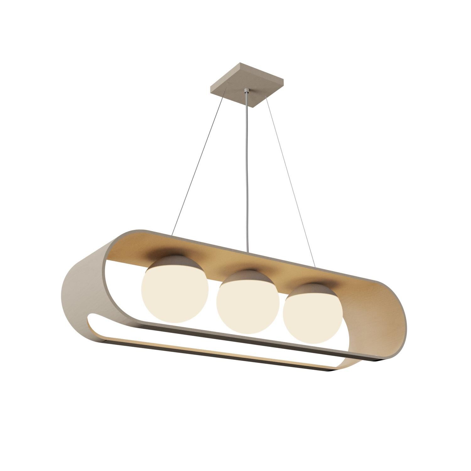 Sfera Linear Suspension Light by Accord Lighting