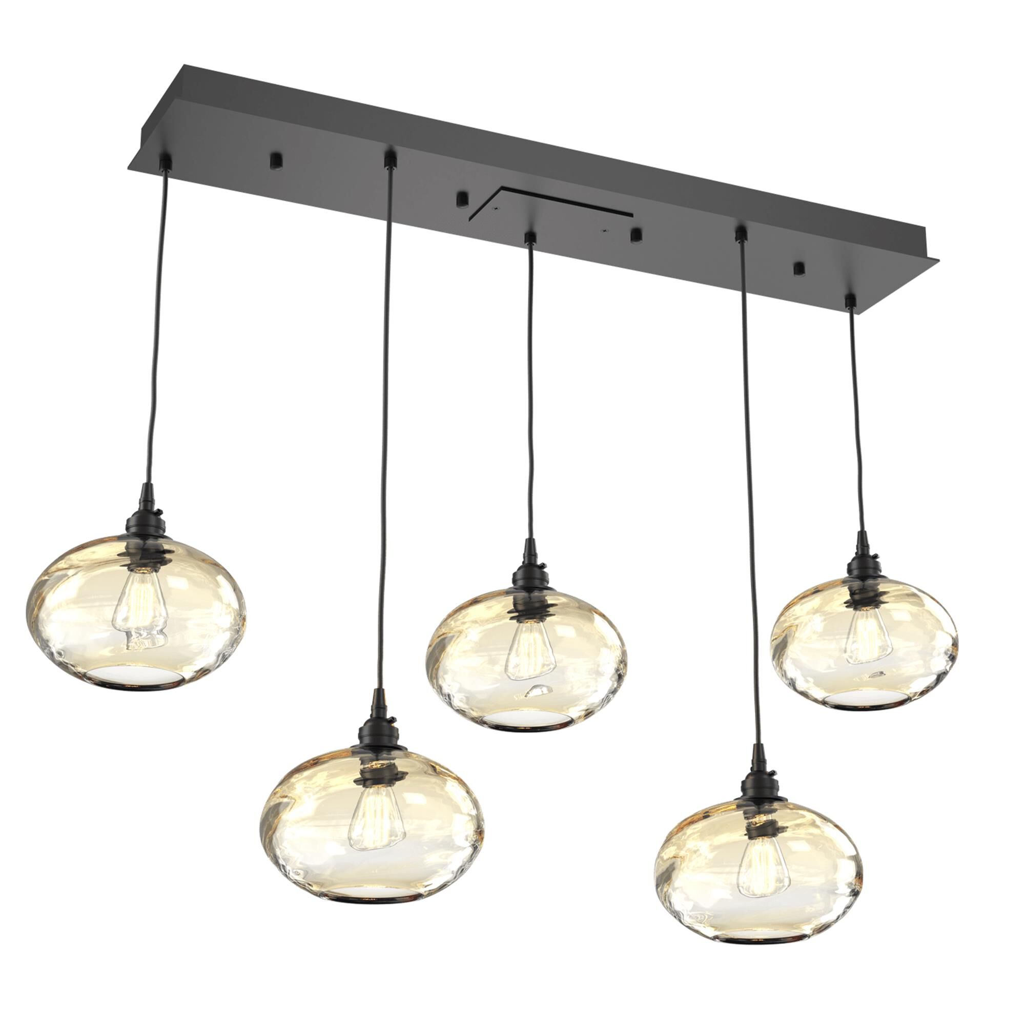 Shown in Matte Black finish and Optic Amber glass