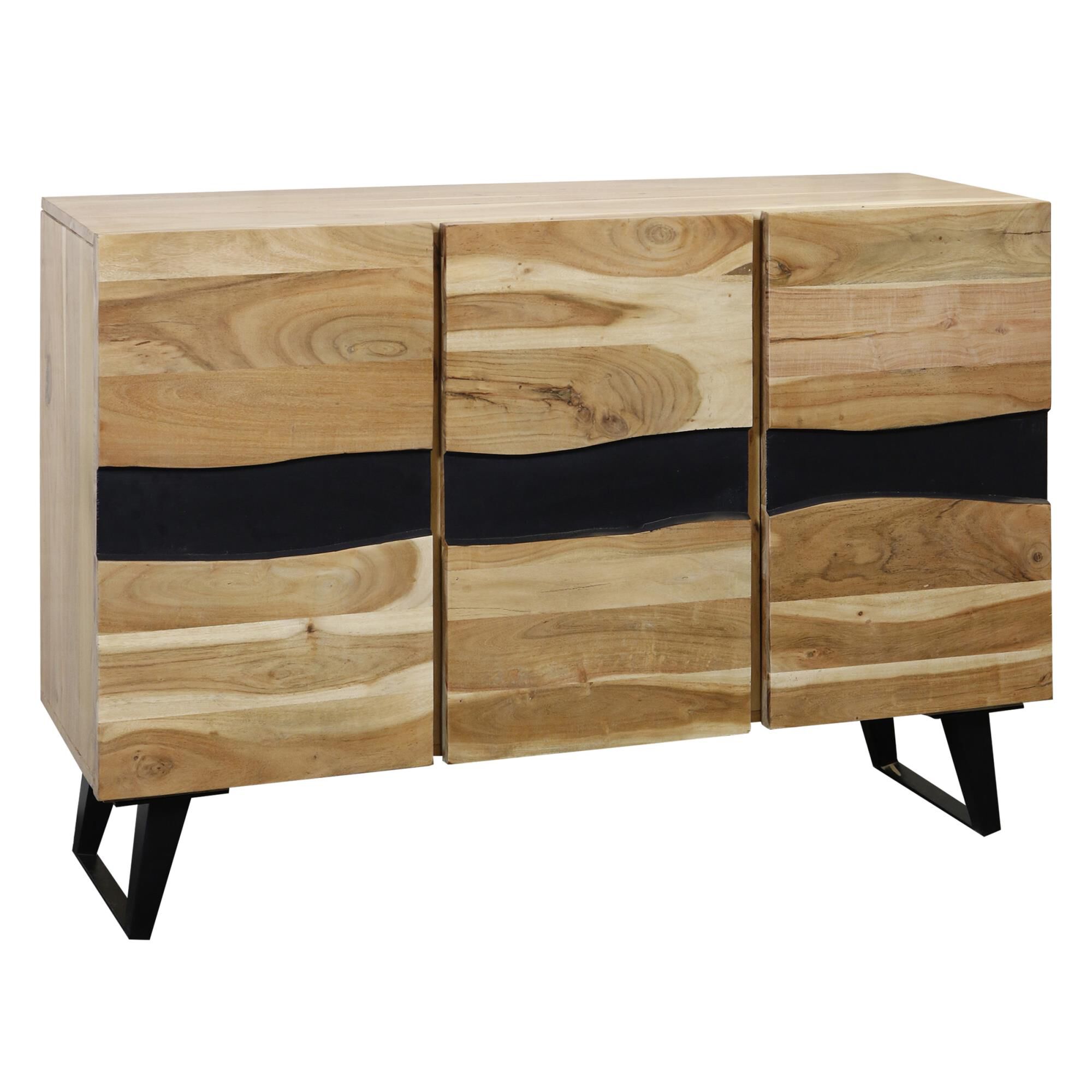 Shown in Light Brown and Black finish