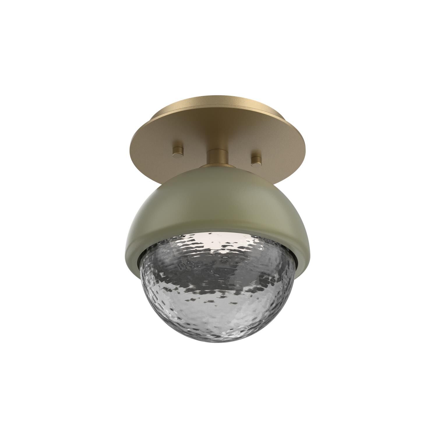 Levi Wilson Cabochon 6 Inch Flush Mount by Hammerton Studio