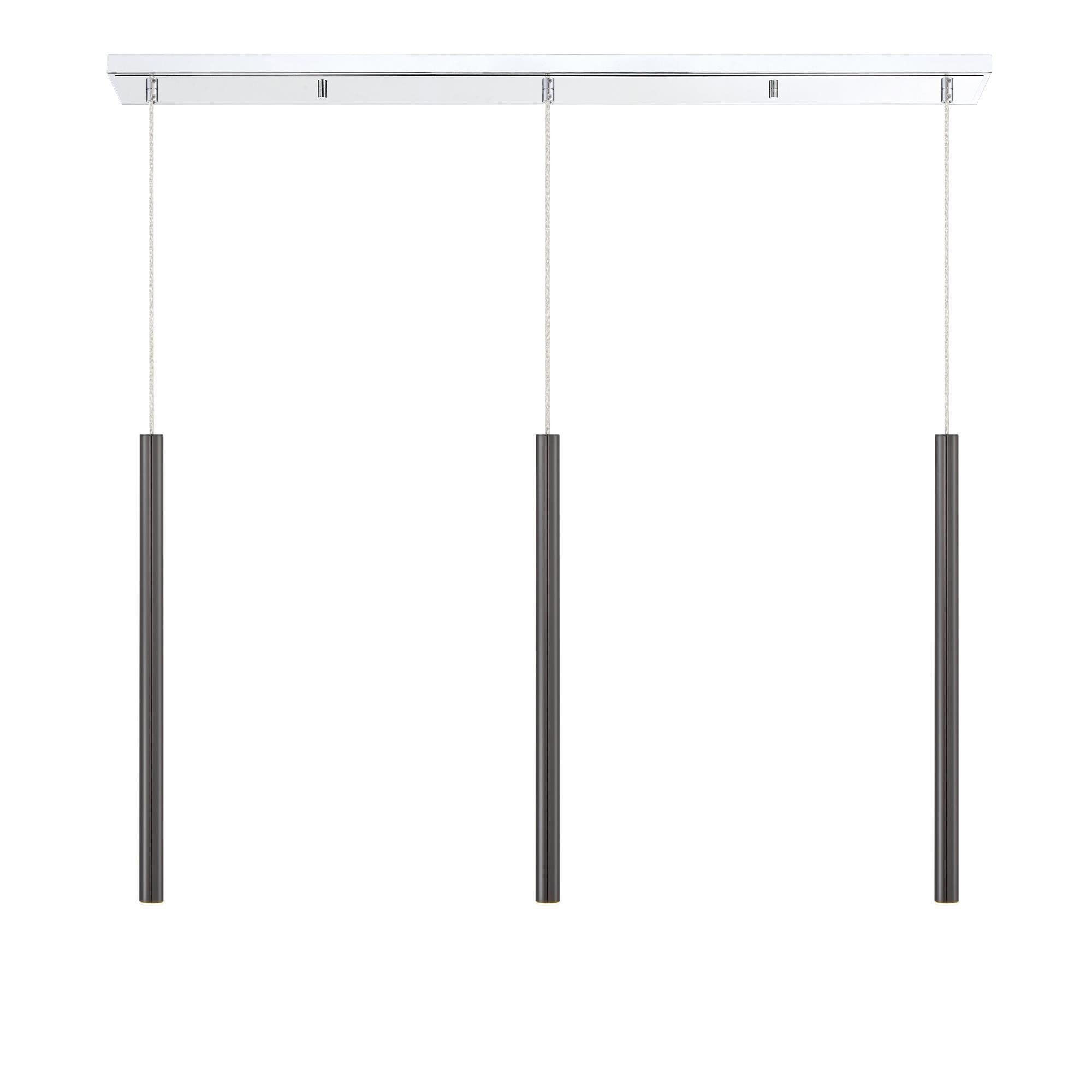 Forest 46 Inch 3 Light LED Linear Suspension Light by Z-Lite