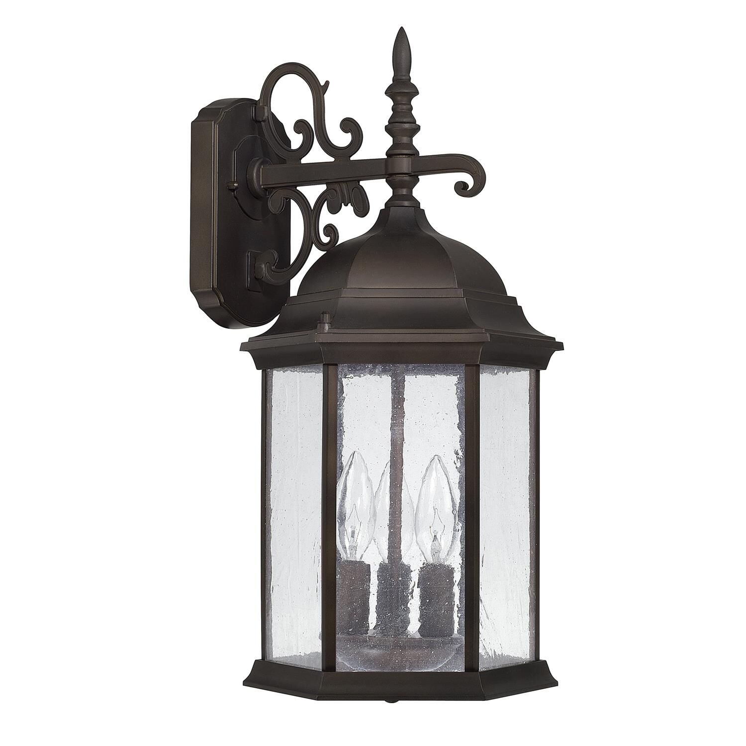 Main Street 19 Inch Tall 3 Light Outdoor Wall Light by Capital Lighting Fixture Company