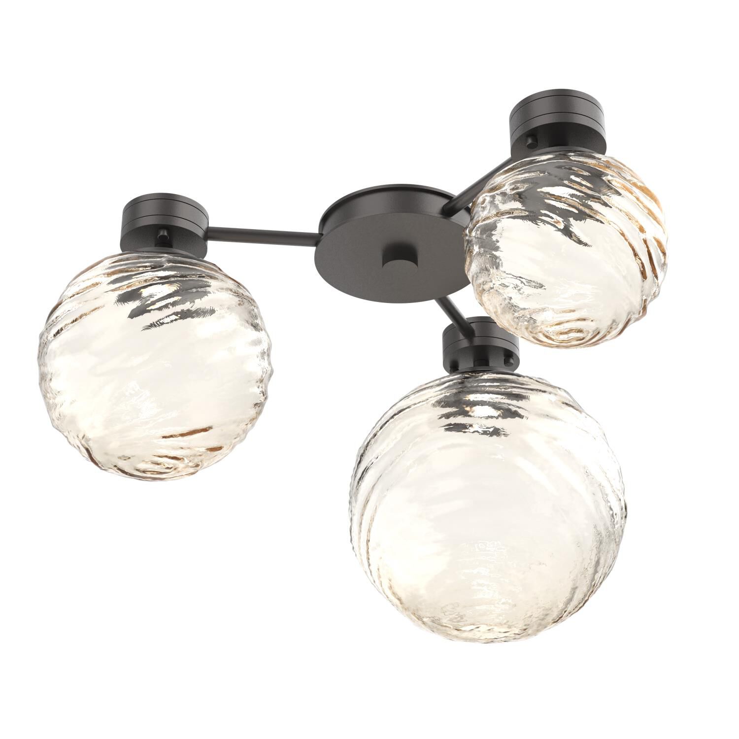 Shown in Graphite finish and Amber glass