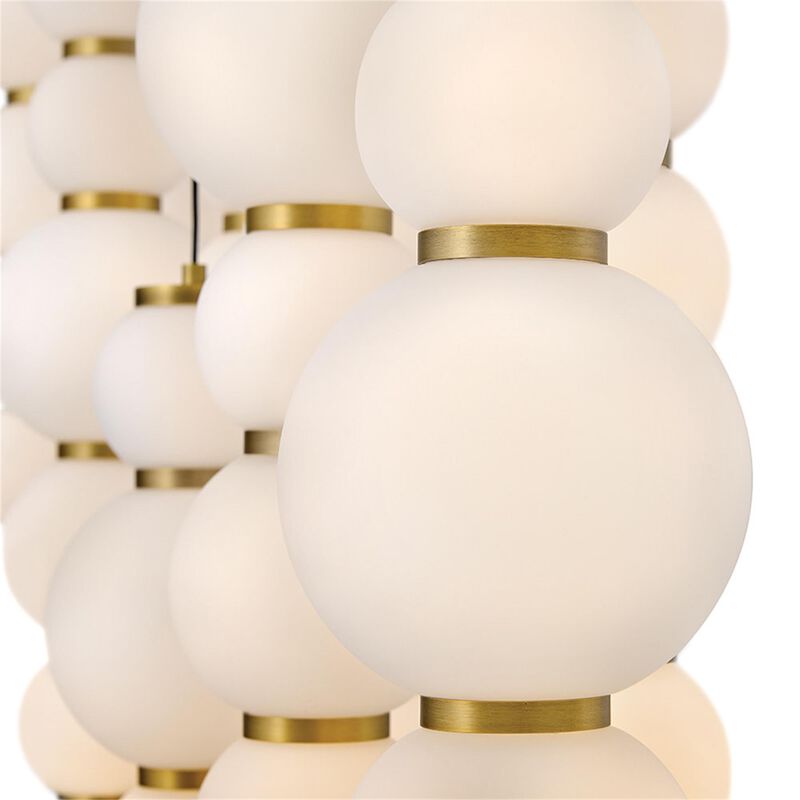 Trigo Medium Linear Chandelier by Hinkley